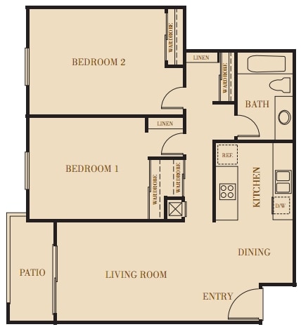 The Sandstone - 2BD, 1BTH B21