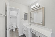 1BR, 1BA - 650SF - Bathroom - Chateau Spring Hill Apartments