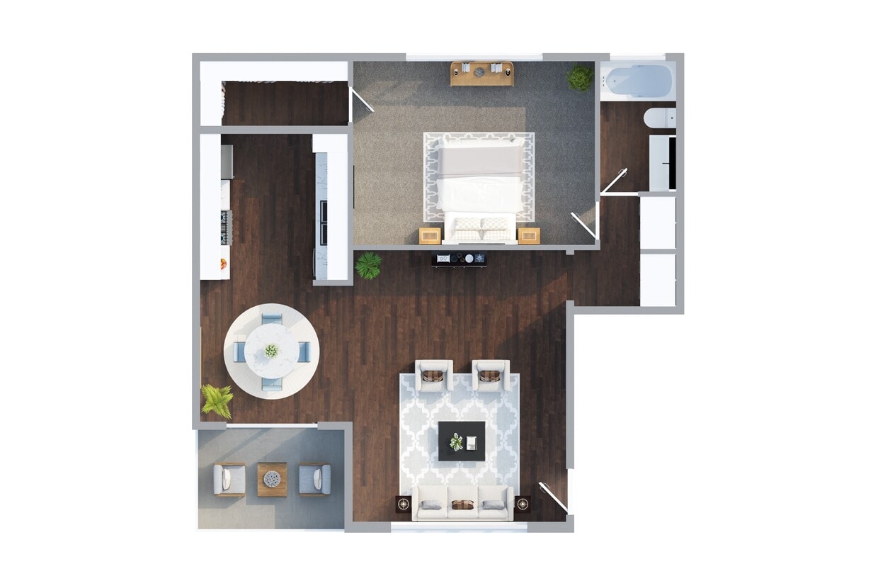 Floor Plan - Pico 2-Bedroom