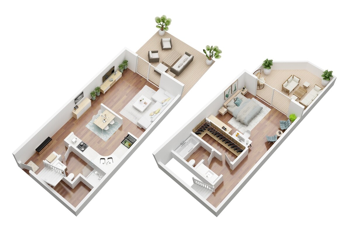 Floor Plan - Princeton (Townhouse)