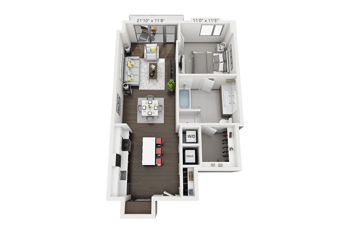 Floor Plan - A1E
