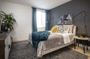 Bedroom at Reveal Playa Vista in Playa Vista, CA. - Reveal Playa Vista Apartments