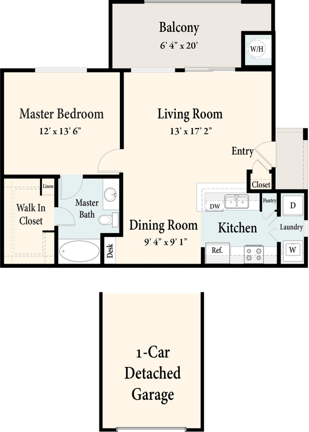 Floor Plan - The Sheldon - Second Floor
