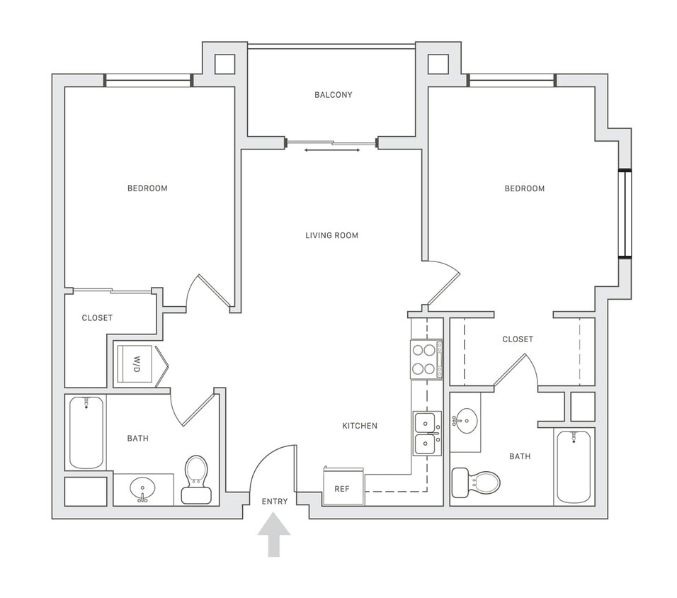 2 Bedroom | 2 Bath - B-01
