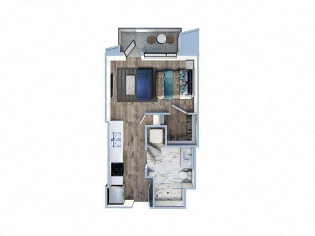 Floor Plan - Studio-B1-B3