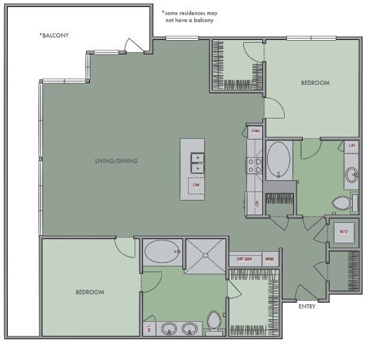 Floor Plan - 2B5