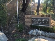 Front enterance monument at Grande Vista Apartments. - Grande Vista Apartments