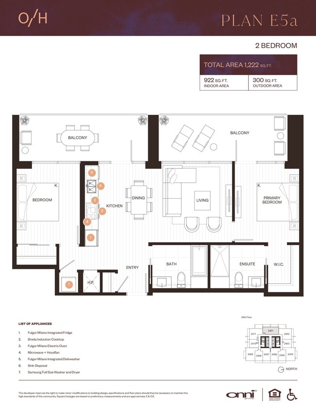 Floor Plan - Plan E5a