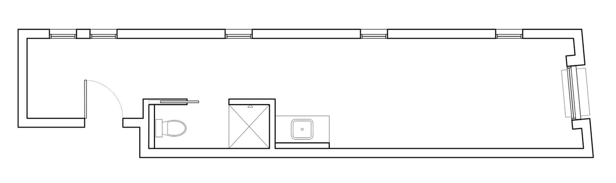 Floor Plan - 002-A 280 sqft