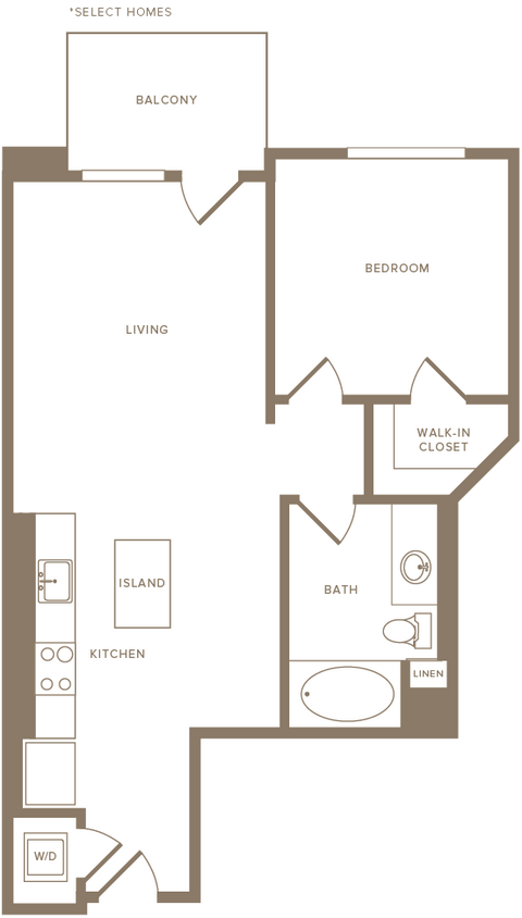 Floor Plan - A SIX FURNISHED