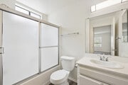 2BR, 2BA - 900SF - Primary Bathroom - Campus Crossing Apartments
