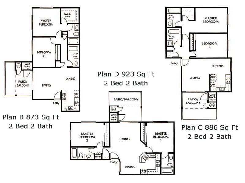 Floor Plan - 2X2S