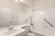 3BR,2BA-1300SF- Bathroom - Vassar Terrace Apartments