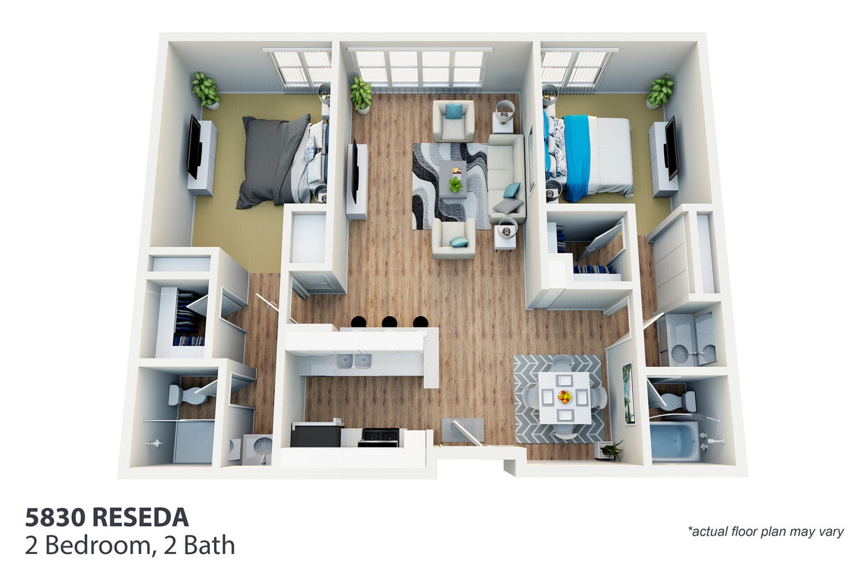 Floor Plan - 2 Bedroom