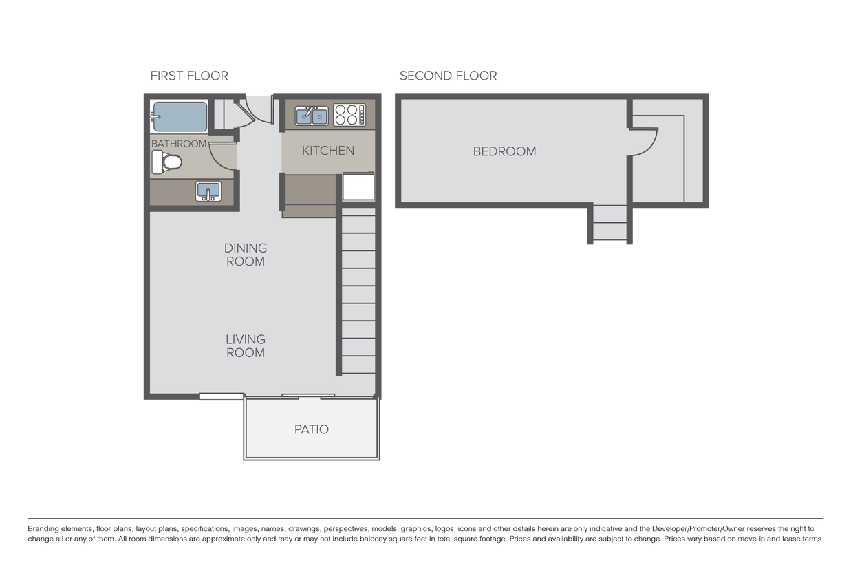 Floor Plan - Loft, 1 Bath
