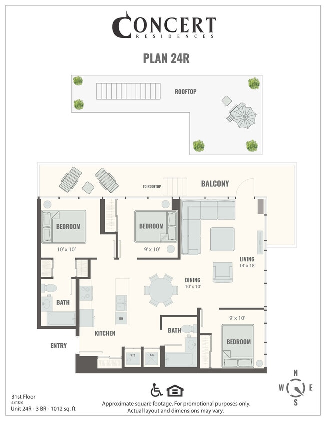 Floor Plan - Concert 24R 3x2