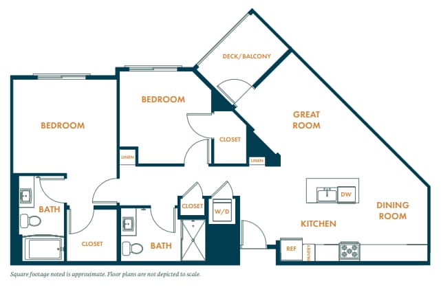 B6: 2bed 2bath - B6