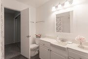 1BR,1BA- 775SF- Bathroom - Terraces at South Pasadena Apartments
