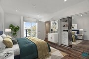 Bedroom with Mirrored closet with Organizers, Bathroom, and Patio - Selby Venti by Wiseman