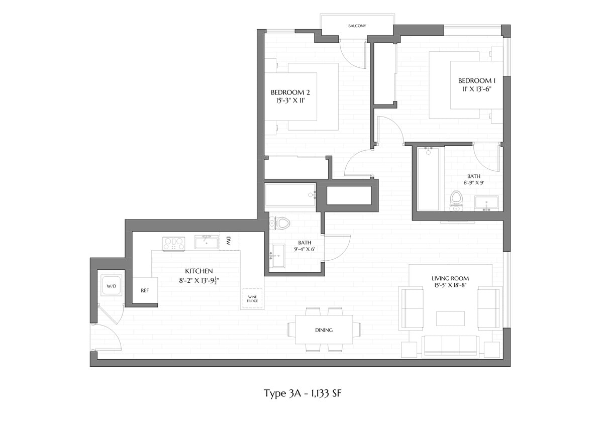 Floor Plan - Type 3A