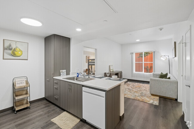 2BR, 1BA - 725SF - Kitchen - Vista Lane Family Homes - Affordable Housing