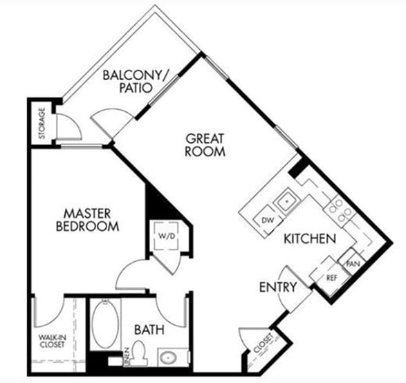 Floor Plan - 1BDCR