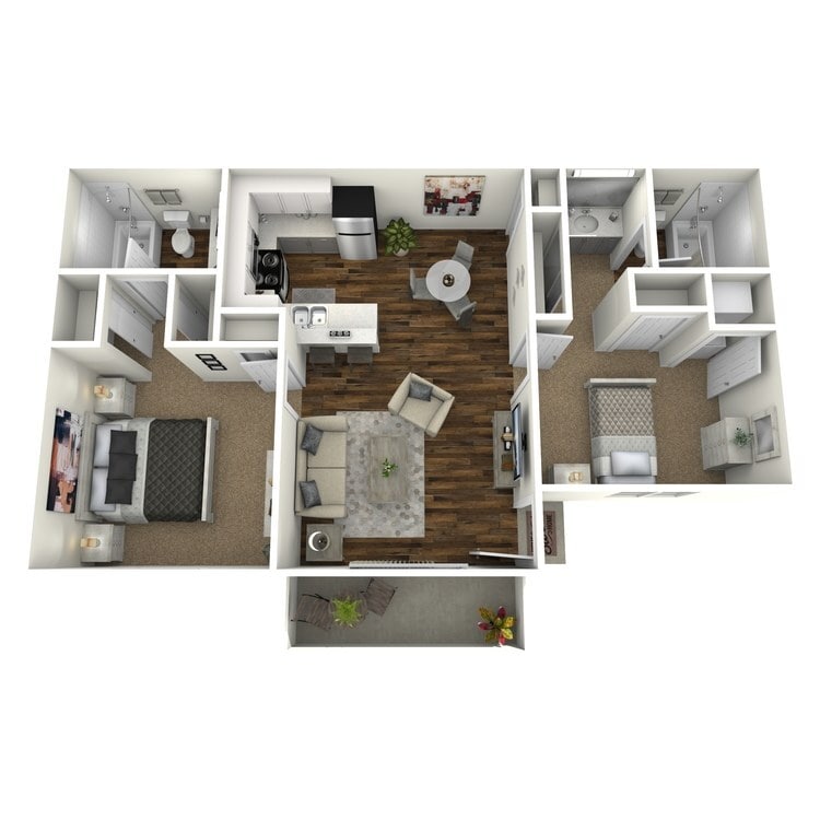 Overhead_541858.jpg - 2 Bedroom 2 Bathroom