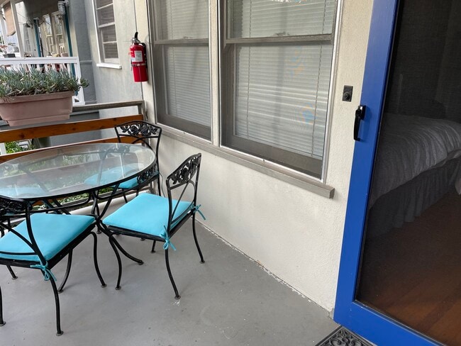 Outside seating area - 1443 10th St Unit B