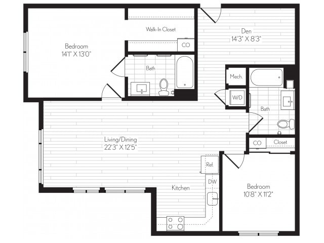 B11D Two Bedroom - B11D