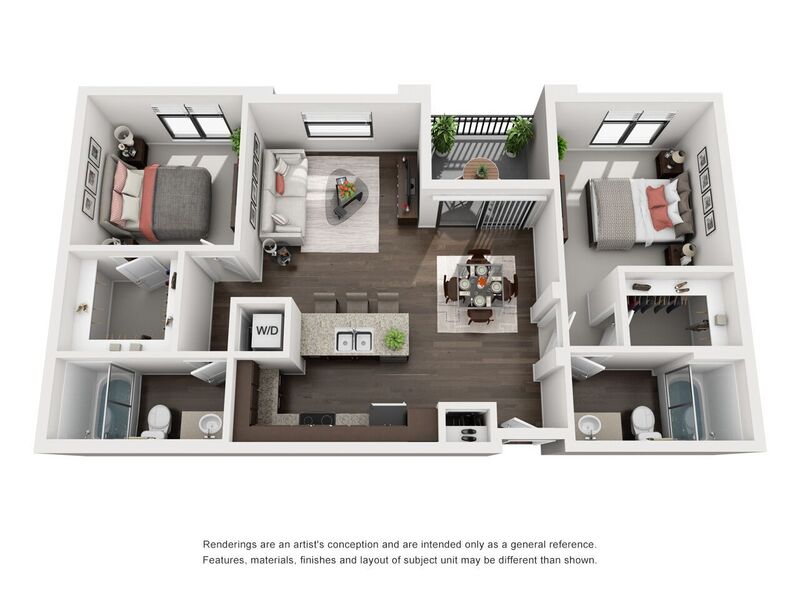 Floor Plan - 2x2