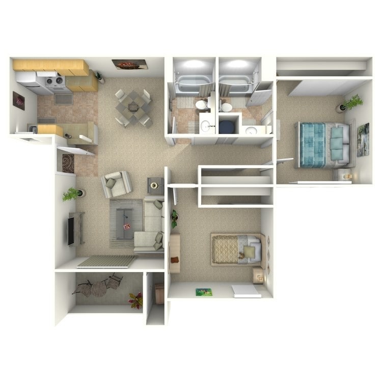 Overhead_19265.jpg - 2 Bed 2 Bath