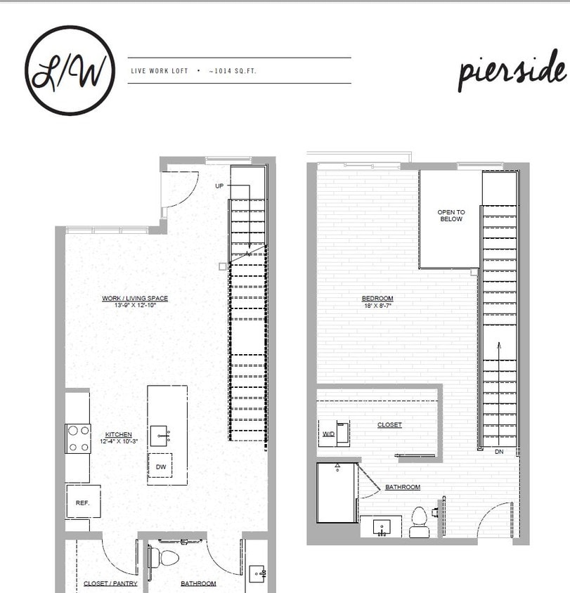 Floor Plan - Live/Work Loft
