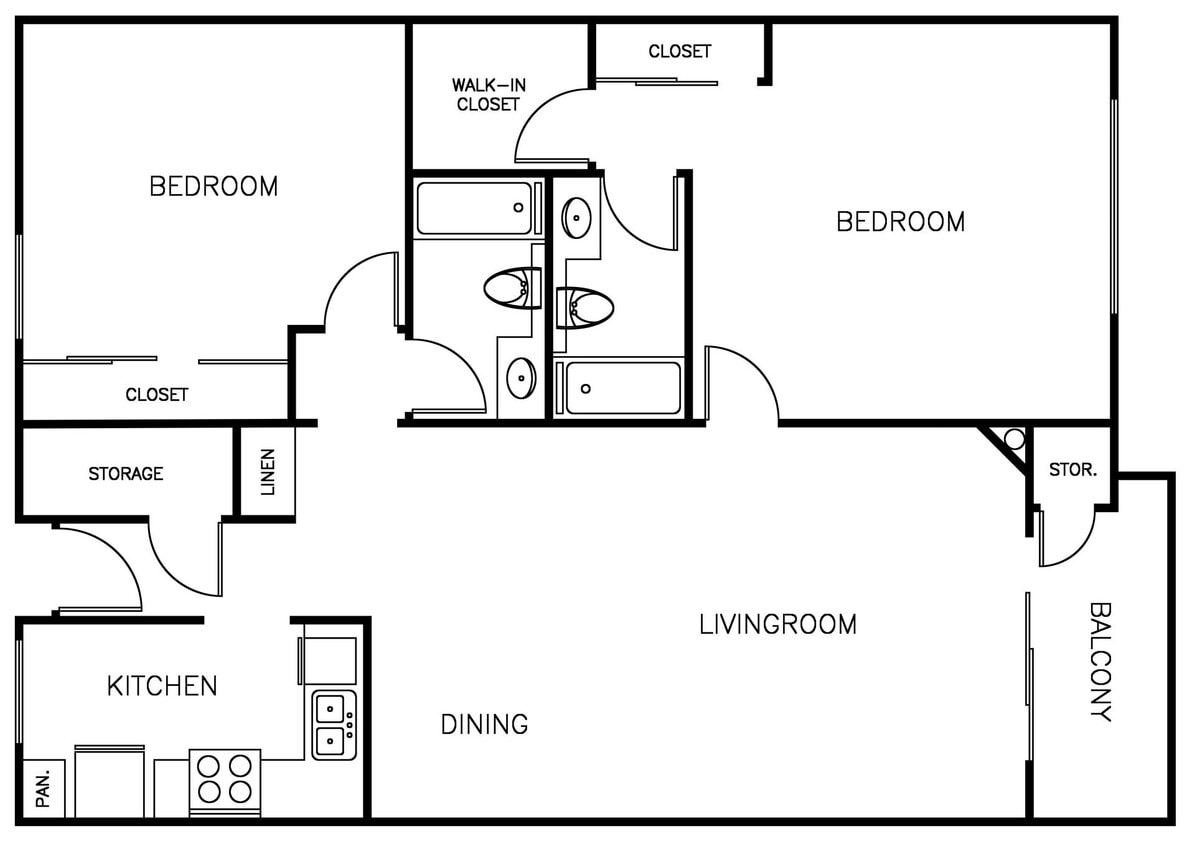 Floor Plan - R EA 2+2
