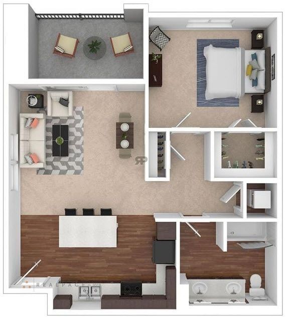 Floor Plan - One Bedroom - 6