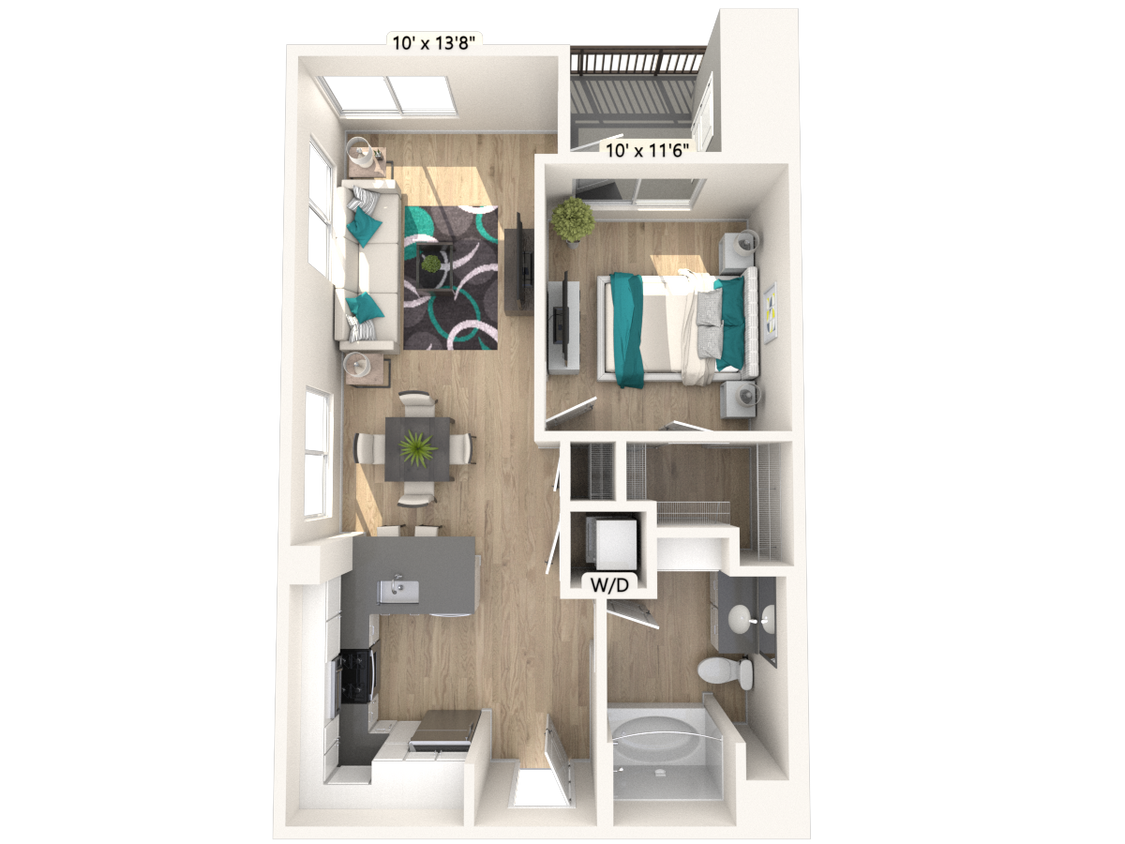 Floor Plan - A2 - Renovated Package I