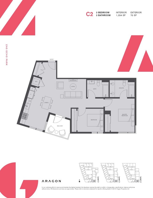 Floor Plan - Two Bedroom C2