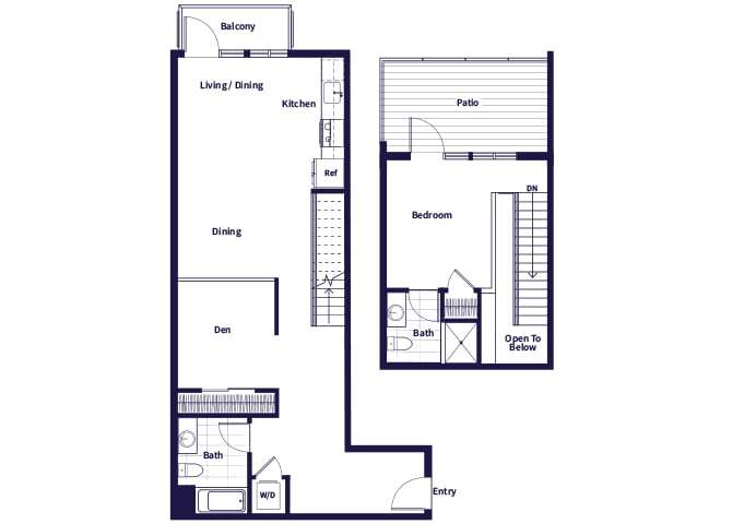 Floor Plan - A33L Loft + Den