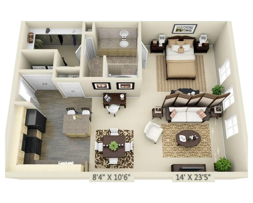 Floor Plan - the Sherry (E1B)