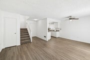 2BR, 2BA - 924SF - Living Room - Whitaker Apartments