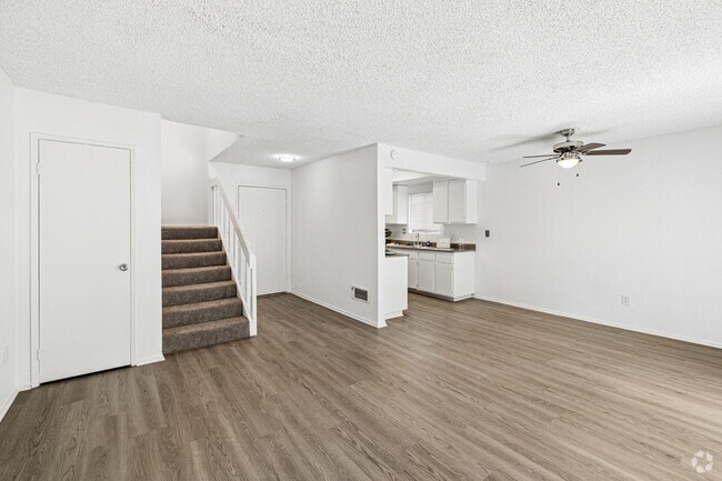 2BR, 2BA - 924SF - Living Room - Whitaker Apartments