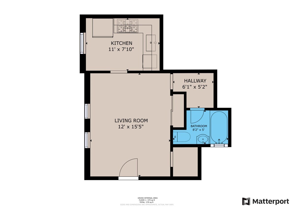 Floor Plan - Standard Studio