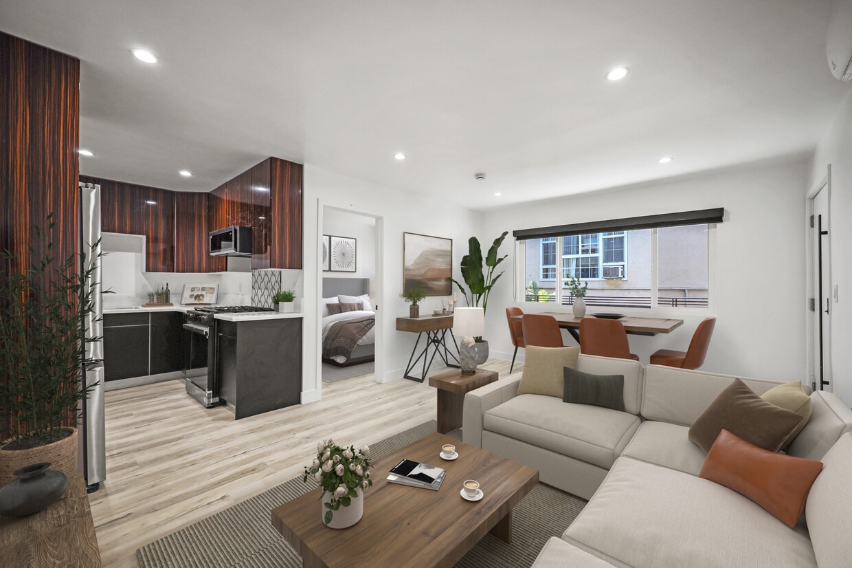 Floor Plan - 2 BR / 1 BA