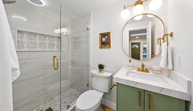 Tile Shower - 4664 E Talmadge Dr Unit Casita