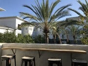 Pool view - 1801 E Katella Ave Unit Stadium Lofts Rental