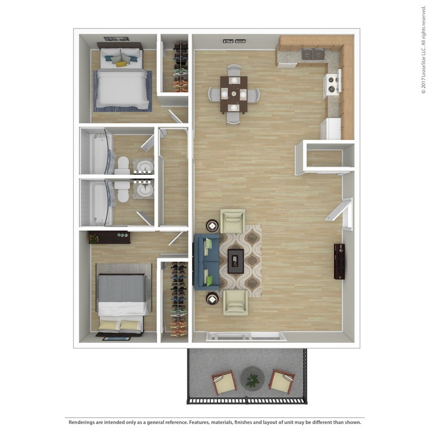 Floor Plan - 2X2