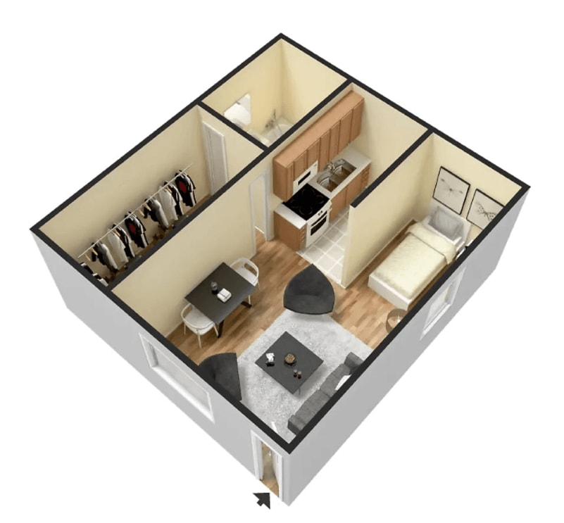 Floor Plan - Studio