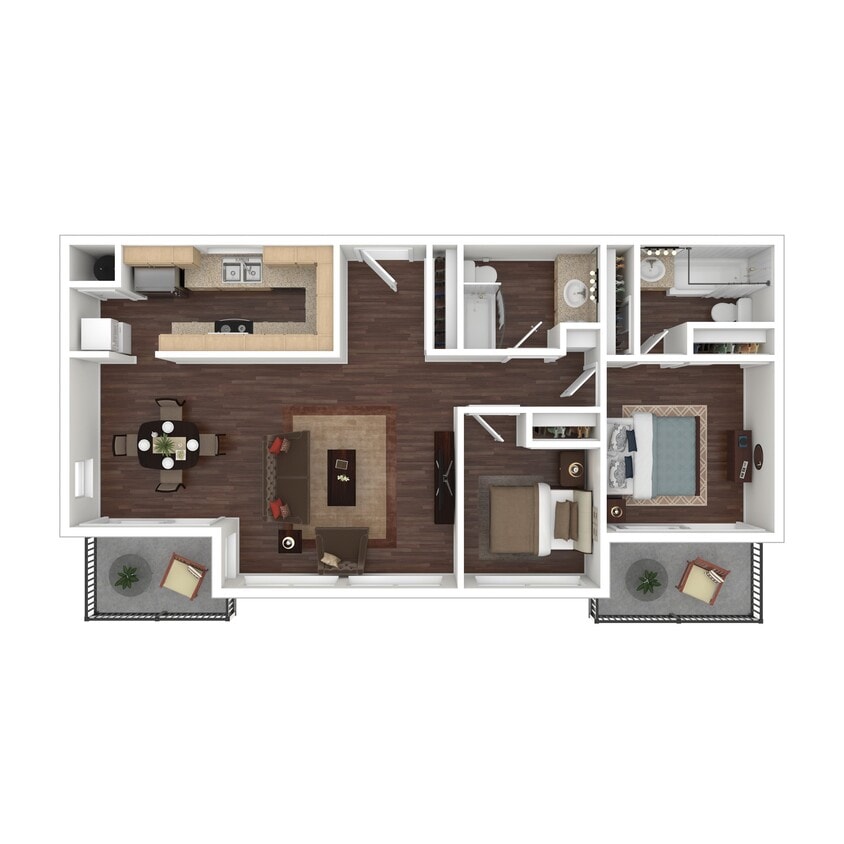 Floor Plan - 2PH - The Tides at Marina Harbor