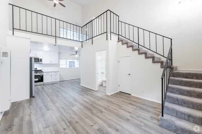 1BR, 1BA - 715SF - Living Room - Las Casitas Apartments