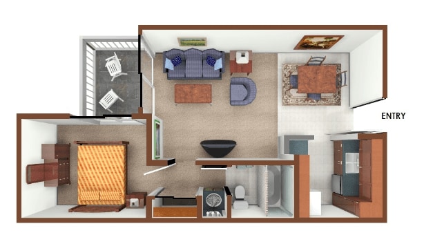 Floor Plan - Plan A - South