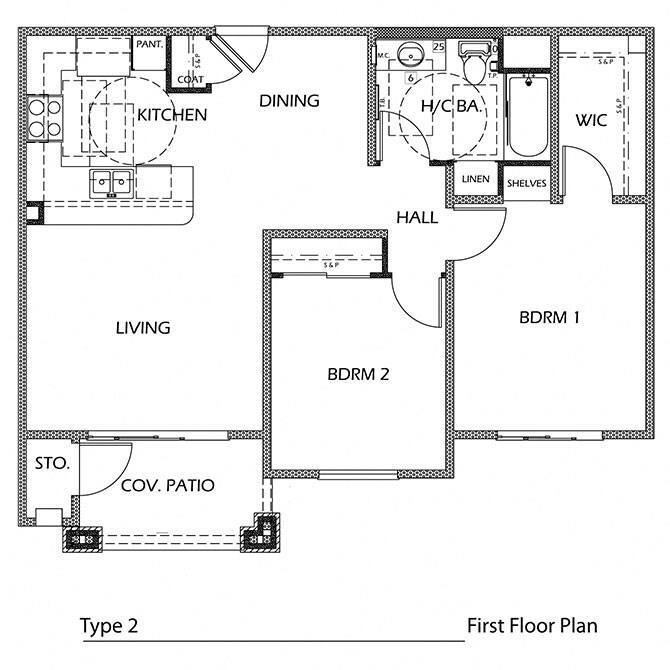 Floor Plan - Type 2 A